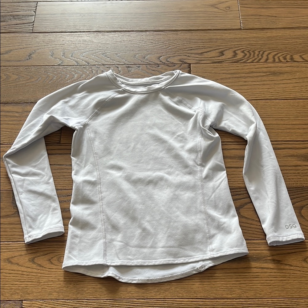 DSG Kids White Long Sleeve Shirt